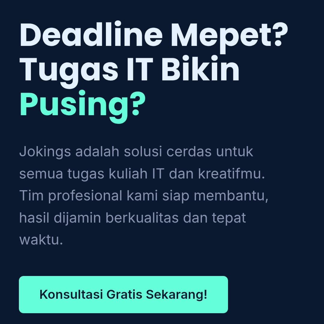 Jasa Joki Tugas IT